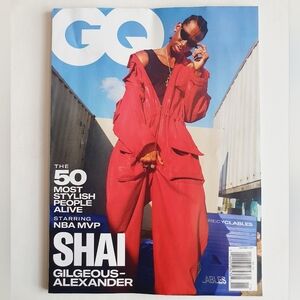 GQ Magazine November, 2025  50 Most Stylish People Alive Shai Gilgeous-Alexander